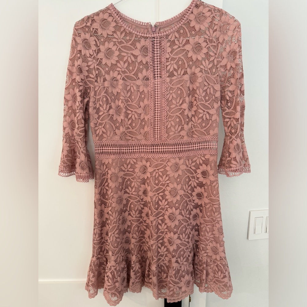 BB DAKOTA by Steve Madden Love on top floral lace dress. Size 8